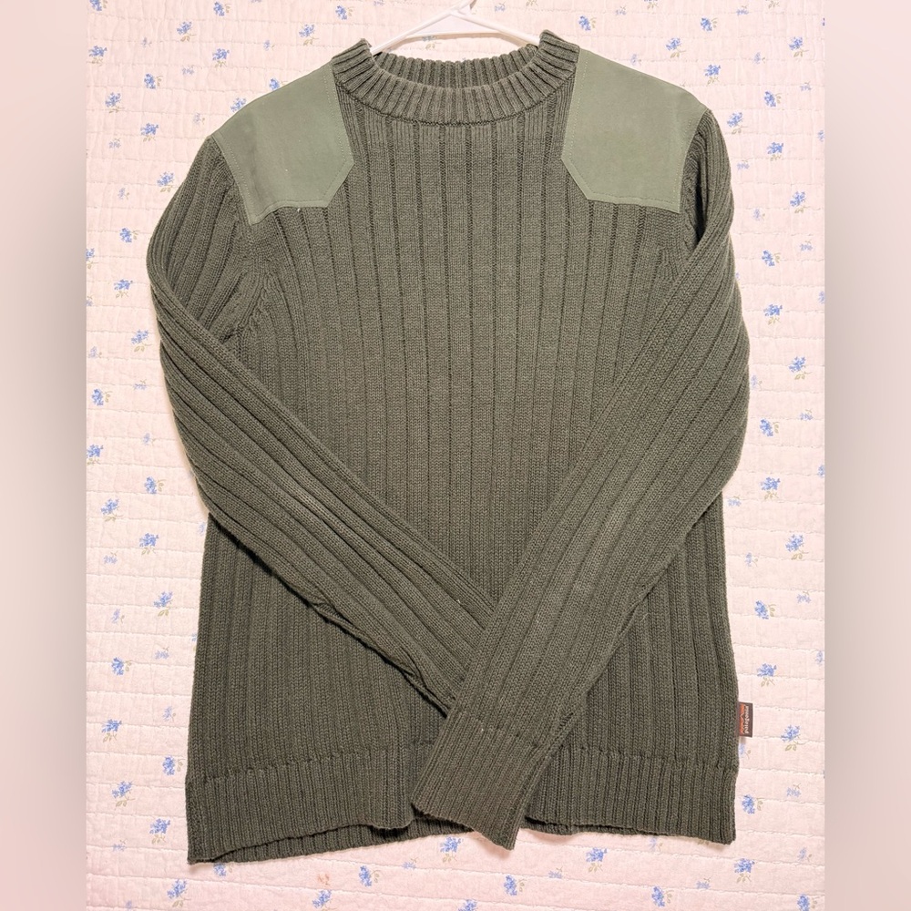 Patagonia Women’s Fog Cutter Crewneck Sweater Alder Green Size Medium